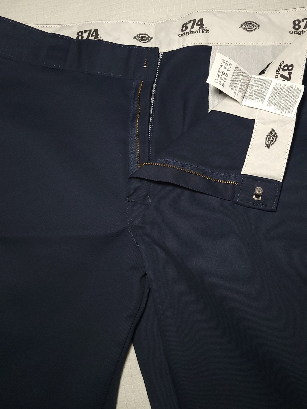 Dickies 874 Original Fit Work Pants Dark Navy Blue Men Size 38x30